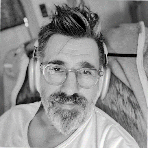 Gentleman with glasses, beard and moustache